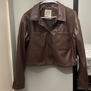 Cropped jacket , size small